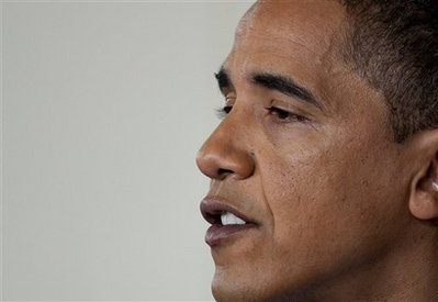 President Barack Obama speaks during a news conference, Tuesday, March 24, 2009, in the East Room of the White House in Washington. (AP Photo/Ron Edmonds)